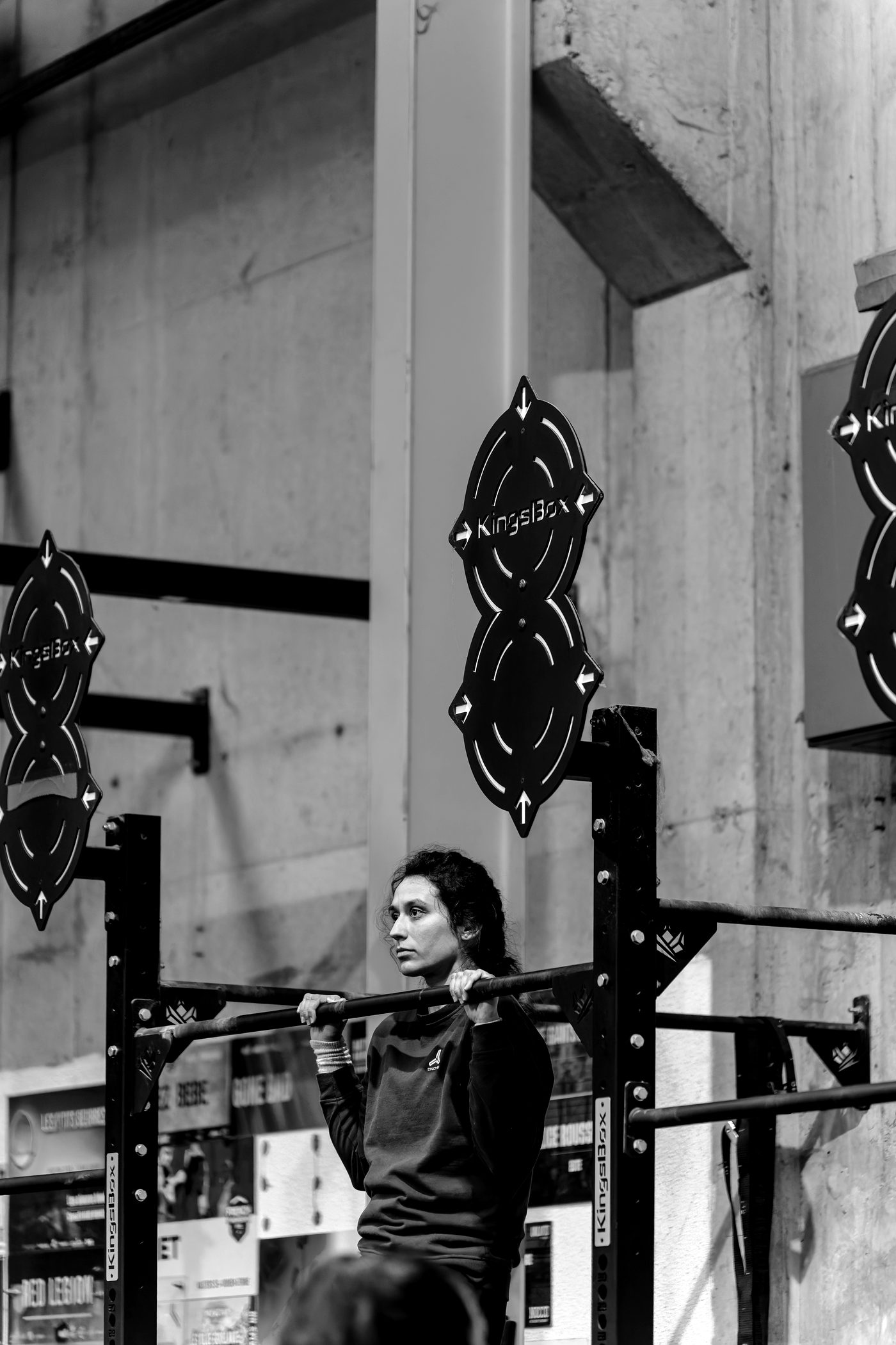 Travail à la barre de traction chez CrossFit Giants